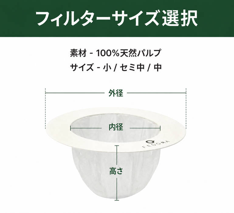 マルフィルター本体 15g用 ナチュラルホワイト [100枚入]
